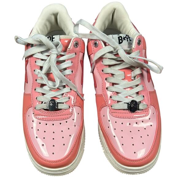 A Bathing Ape Bape Sta Y2K Pink Hype Sneakers - Picture 3 of 9